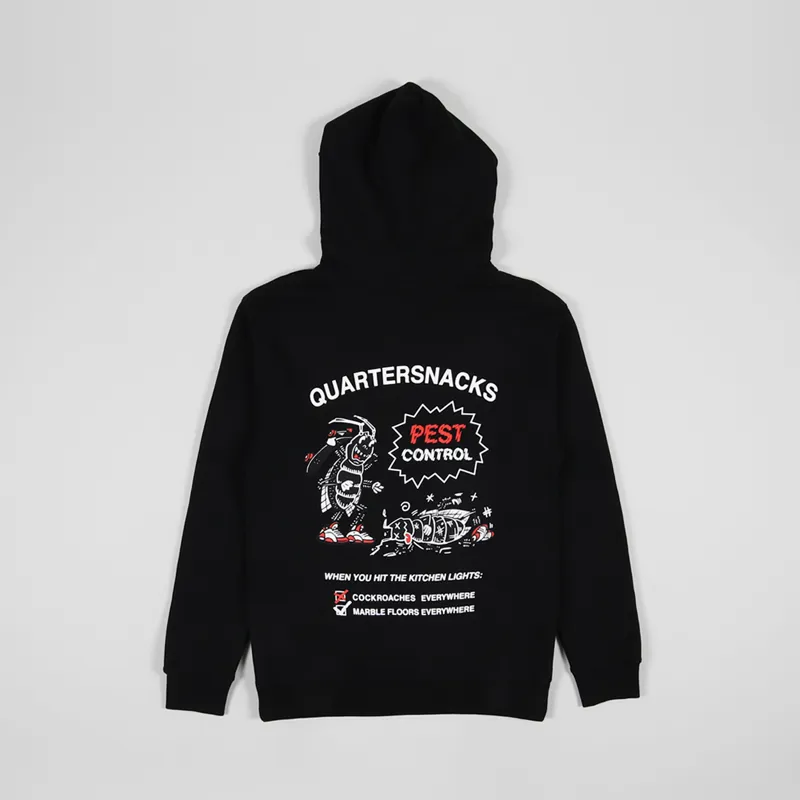 Quartersnacks Pest Control Hoodie Black