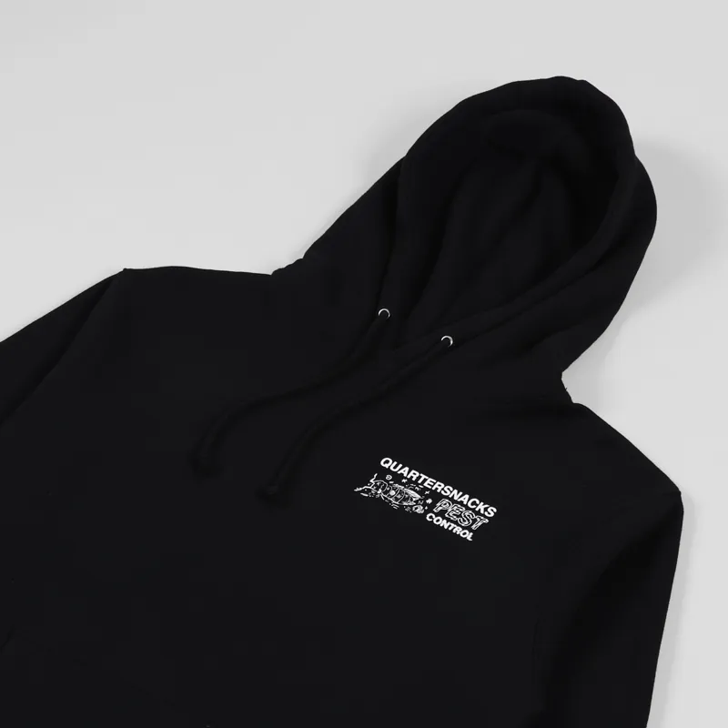 Quartersnacks Pest Control Hoodie Black-3