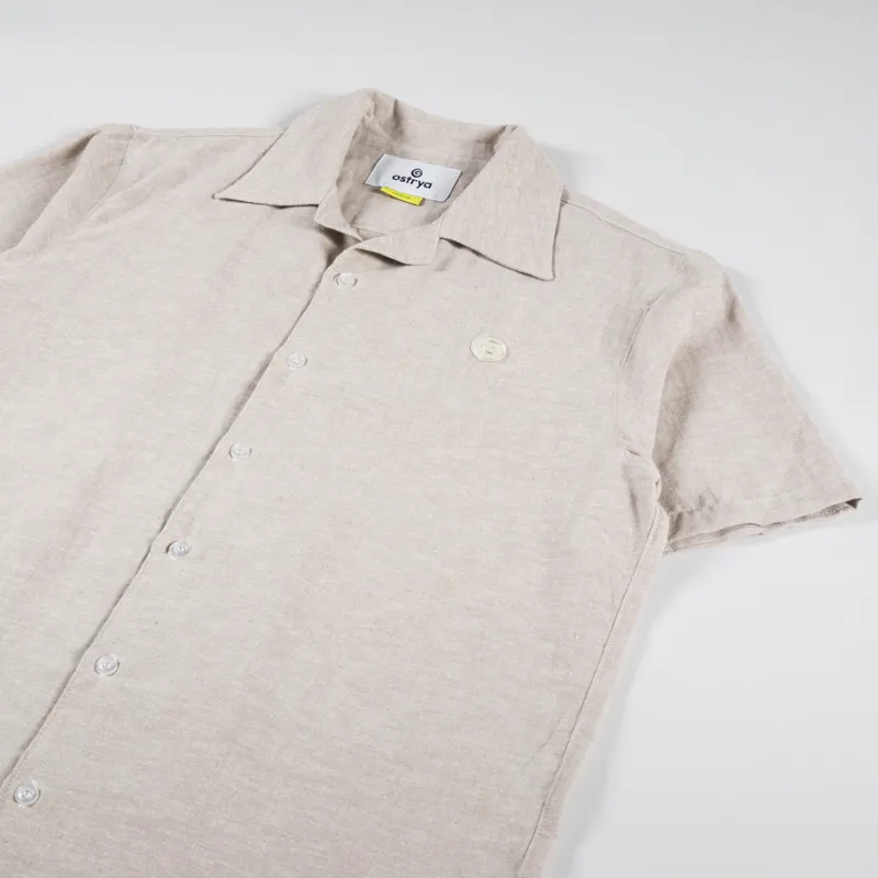 Ostrya Petanque Hemp Shirt Desert Taupe-1
