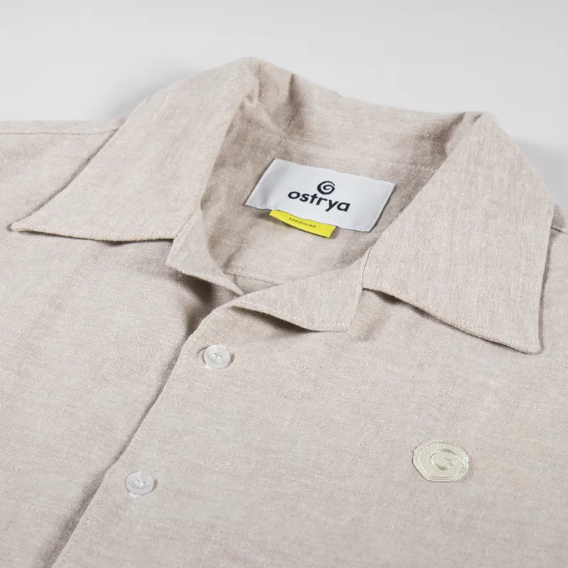 Ostrya Petanque Hemp Shirt Desert Taupe-3