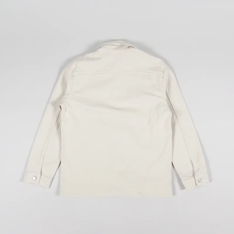 NN07 Peter Cotton Overshirt Ecru-1