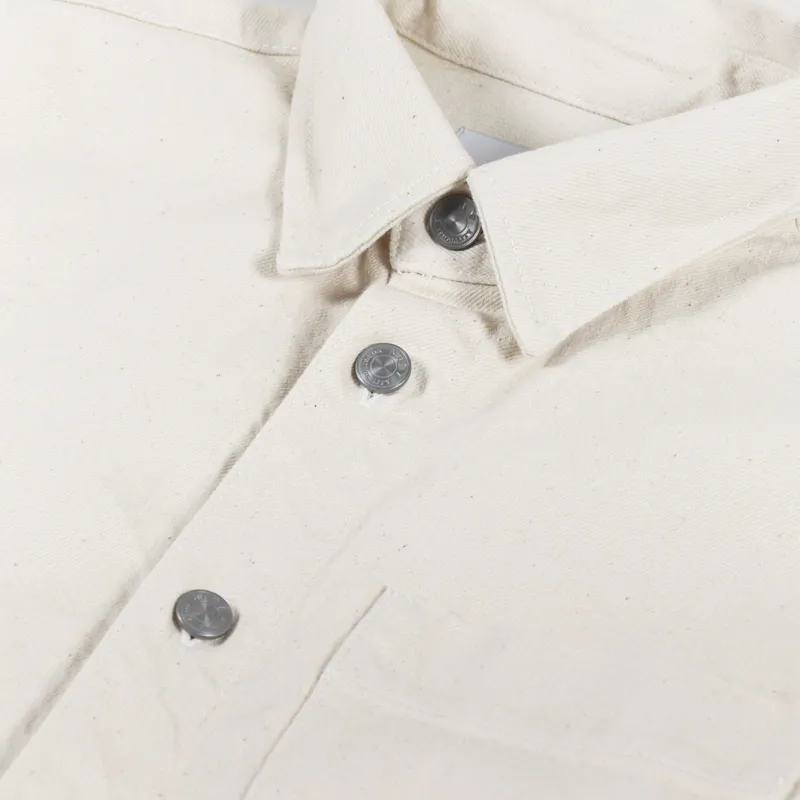 NN07 Peter Cotton Overshirt Ecru-7