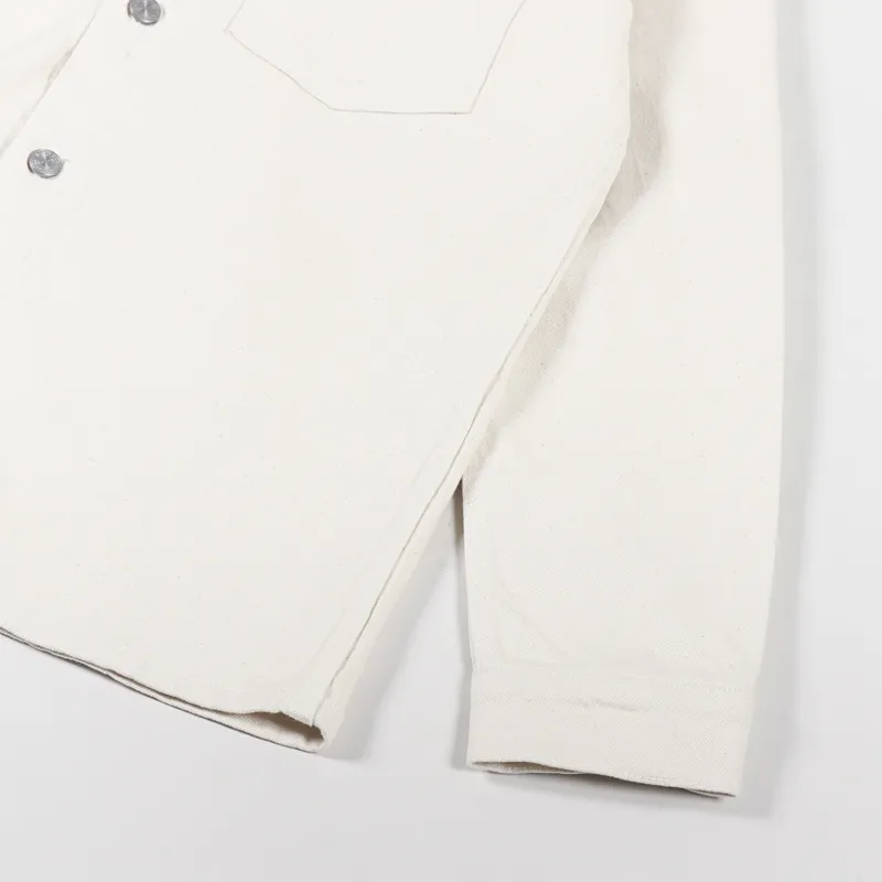 NN07 Peter Cotton Overshirt Ecru-8