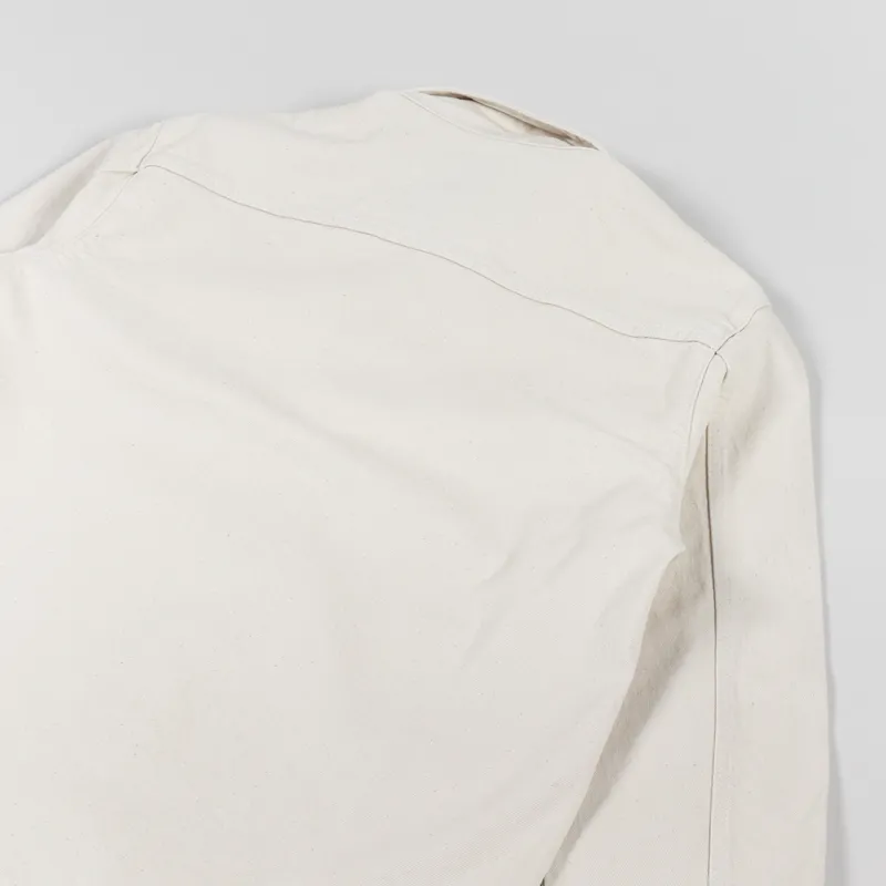 NN07 Peter Cotton Overshirt Ecru-3