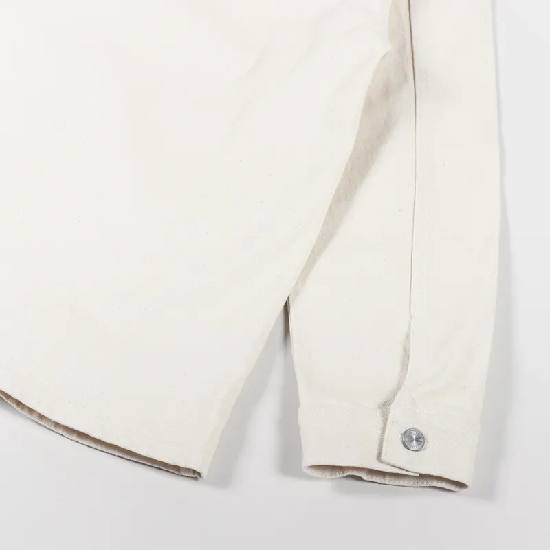 NN07 Peter Cotton Overshirt Ecru-4