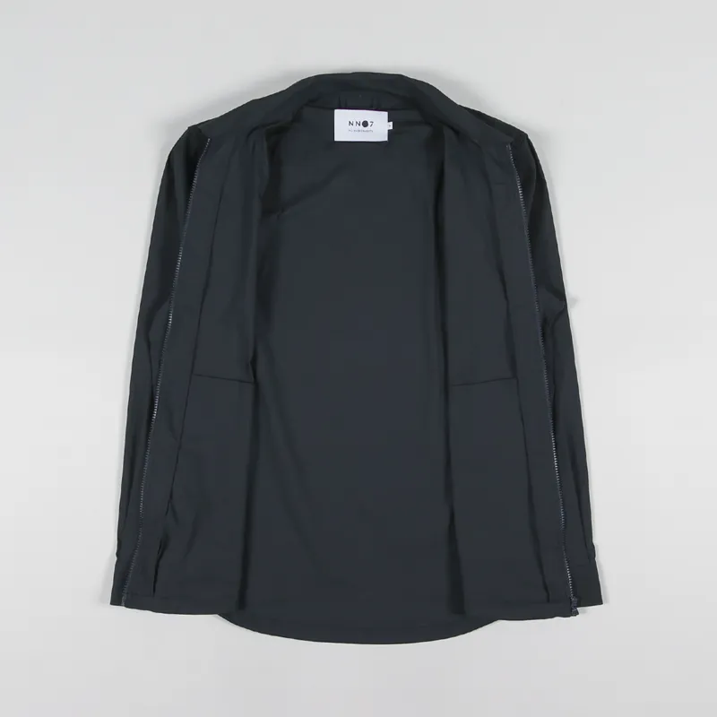 NN07 Philip Zip Shirt Navy Blue-1