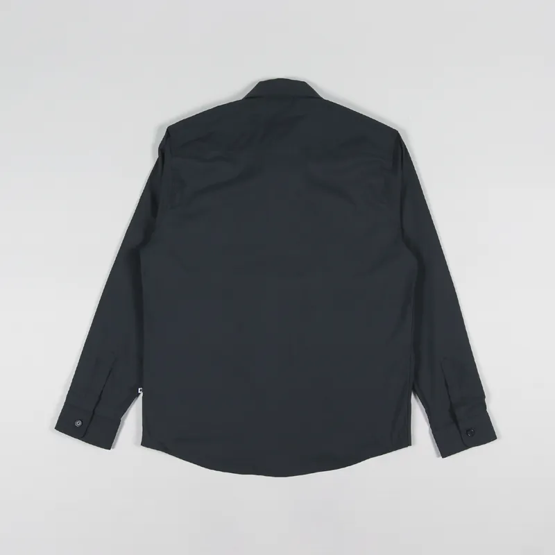 NN07 Philip Zip Shirt Navy Blue-2