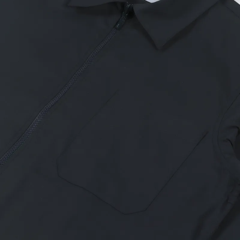 NN07 Philip Zip Shirt Navy Blue-7