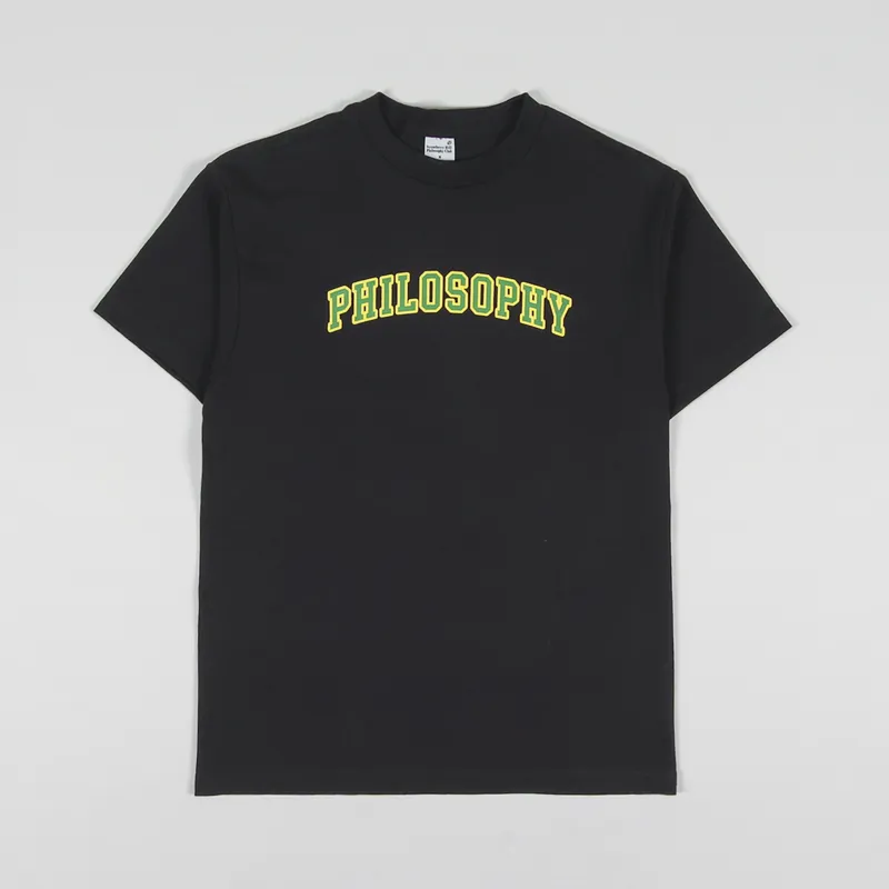 Strawberry Hill Mens Short Sleeve Philosophy T Shirt Black