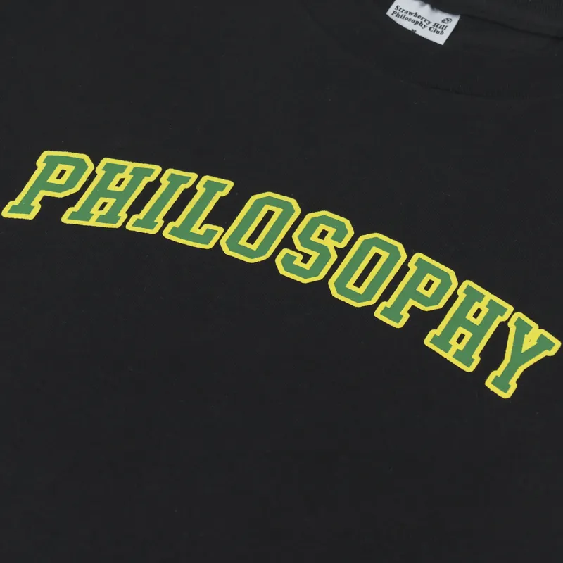 Strawberry Hill Philosophy T Shirt Black-1