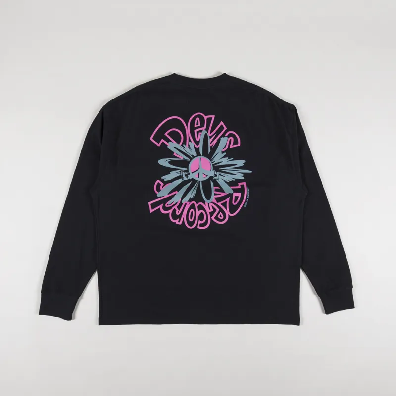 Deus Ex Machina Piece Of Scrap Long Sleeve T Shirt Black