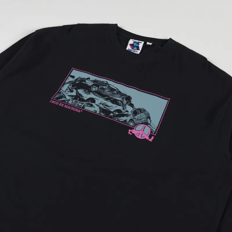 Deus Ex Machina Piece Of Scrap Long Sleeve T Shirt Black-3