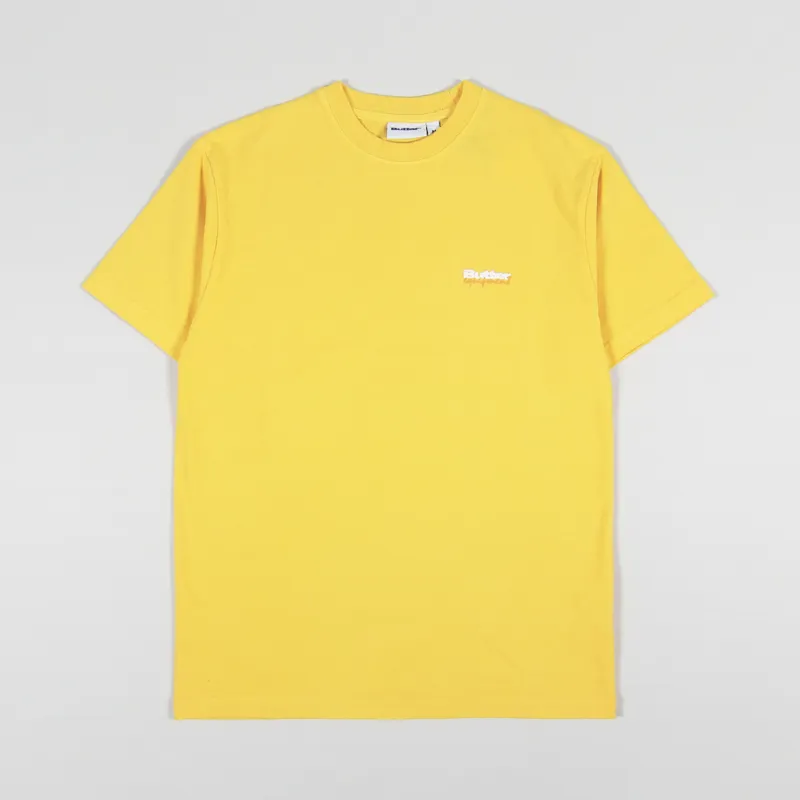 Butter Goods Equipment Pigment Dye T Shirt Yolk