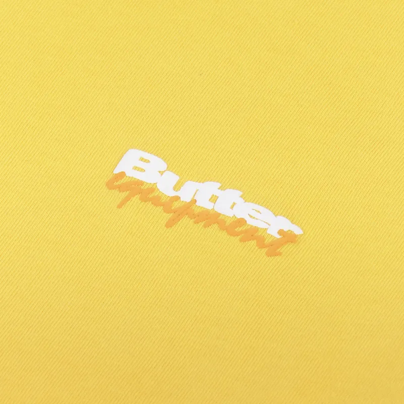 Butter Goods Equipment Pigment Dye T Shirt Yolk-1