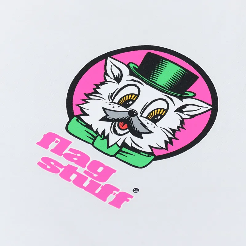 Flagstuff Pikey T Shirt White-2