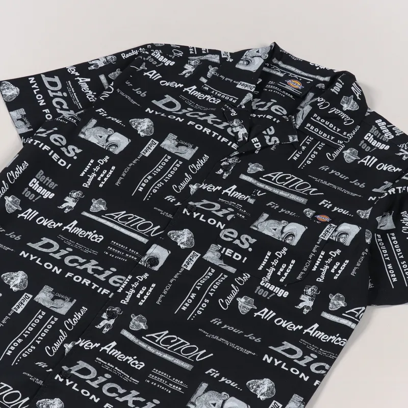 Dickies Pillager Shirt Black-1