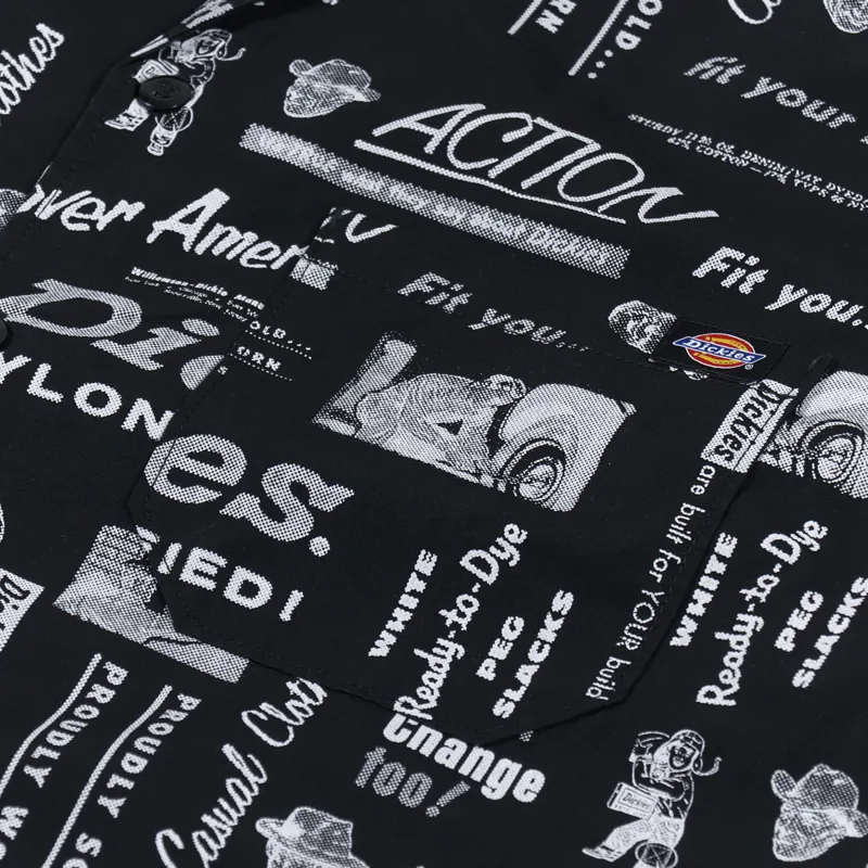 Dickies Pillager Shirt Black-2