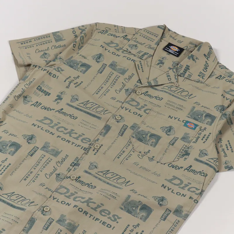 Dickies Pillager Shirt Khaki-1