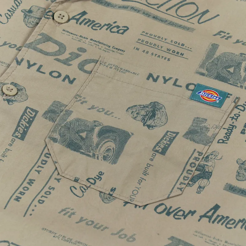 Dickies Pillager Shirt Khaki-2