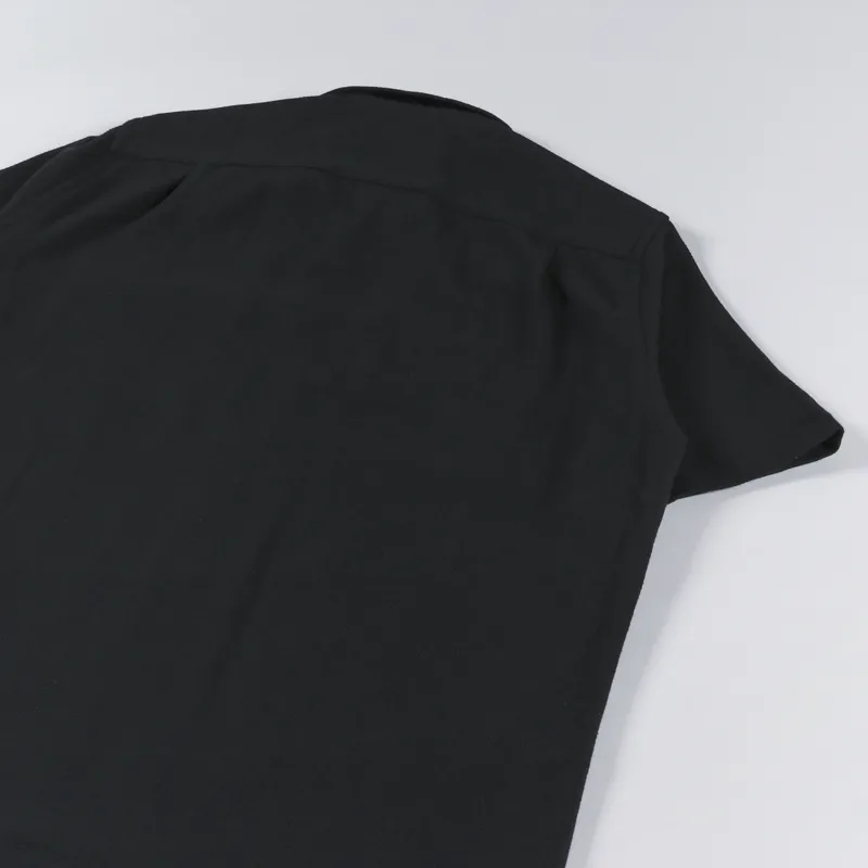 Portuguese Flannel Pique Shirt Black-3