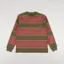 Beams Plus Multi Horizontal Striped Pocket T Shirt Olive
