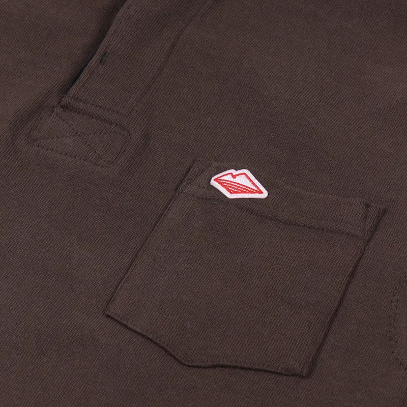 Battenwear Pocket Rugby Shirt Dark Moss-4