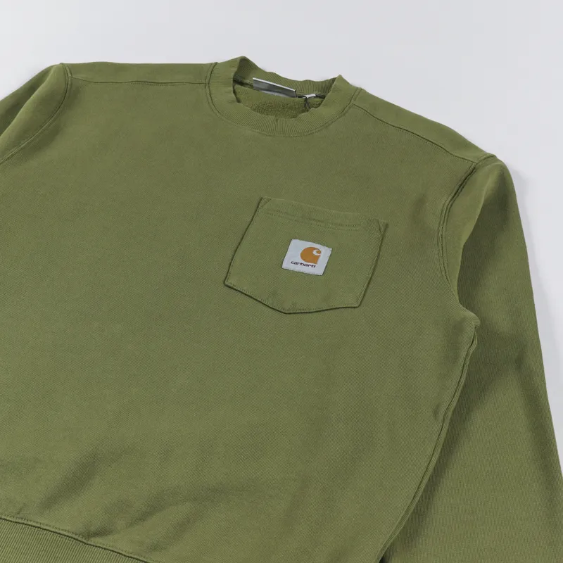 Carhartt WIP Pocket Sweatshirt Kiwi-2