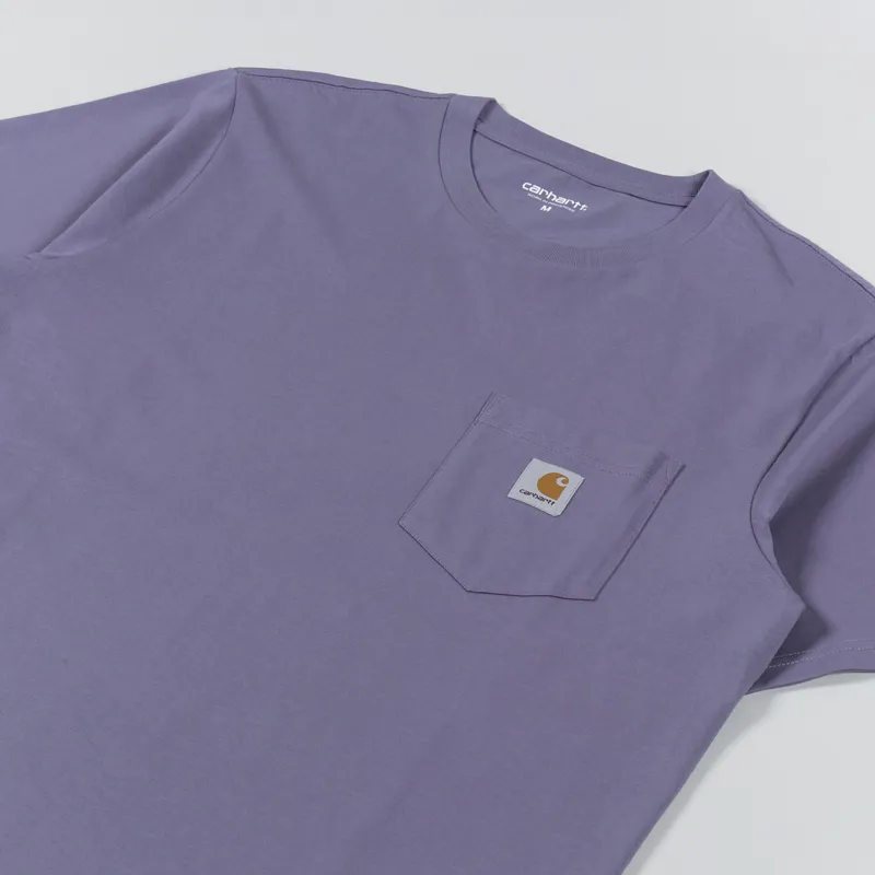 Carhartt WIP Pocket T Shirt Bluefin-2