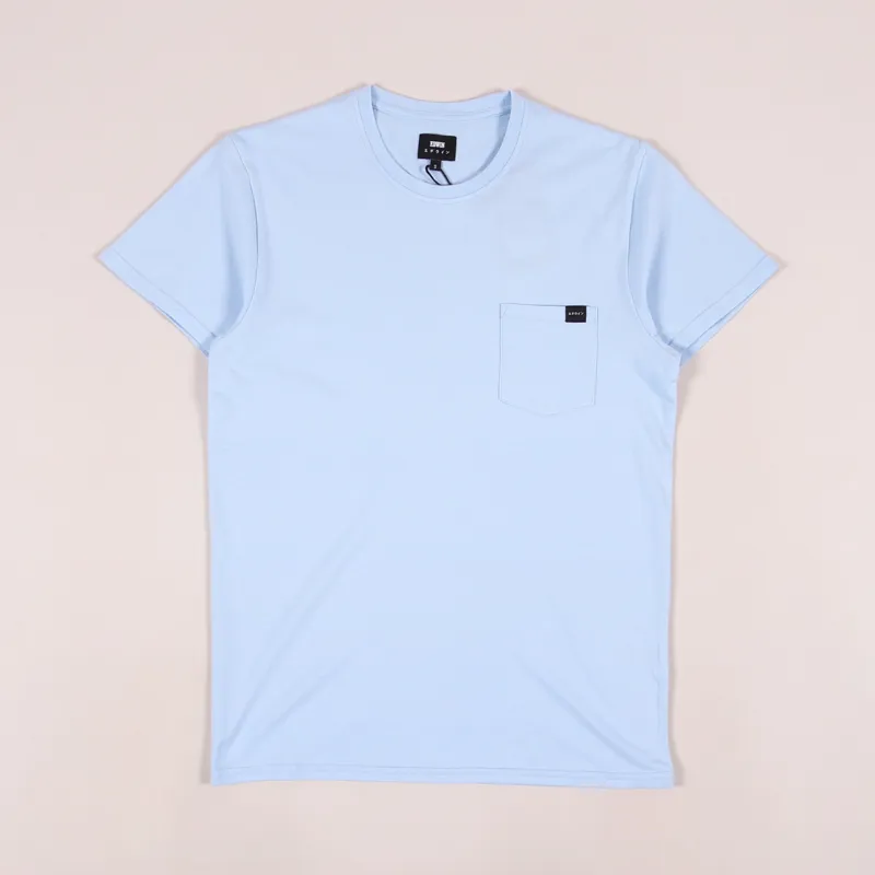 Edwin Pocket T Shirt Cerulean