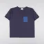Country Of Origin Pocket T Shirt Navy Sea Blue