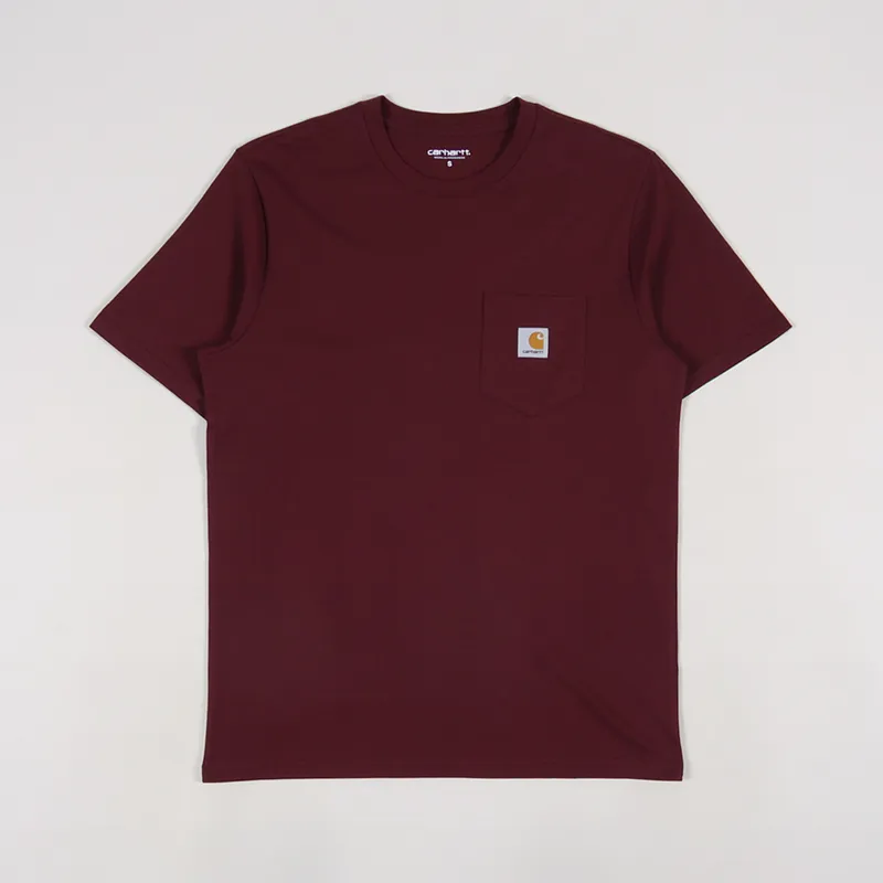 Carhartt WIP Pocket T Shirt Wine