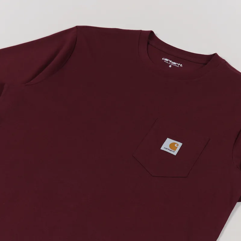 Carhartt WIP Pocket T Shirt Wine-2