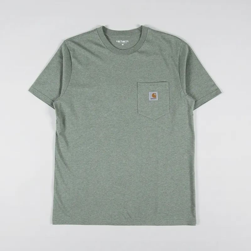 Carhartt WIP Pocket T Shirt Yucca Heather