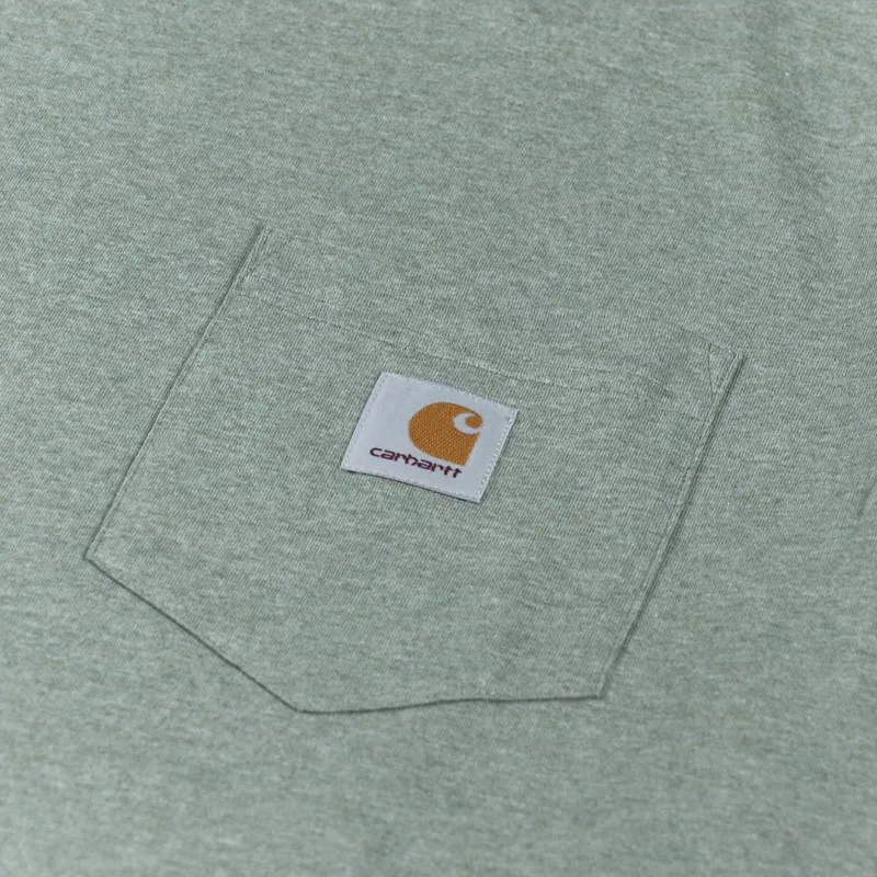 Carhartt WIP Pocket T Shirt Yucca Heather-1