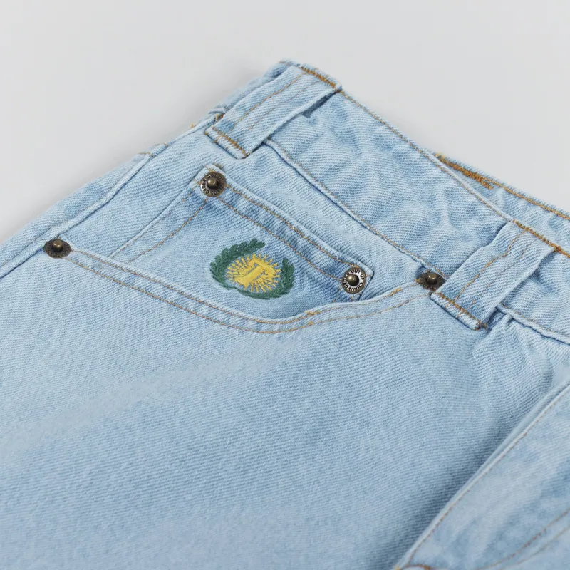 Theories Of Atlantis Plaza Jeans Light Wash Blue-6