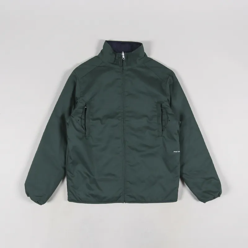 Pop Trading Company Plada Reversible Jacket Bistro Green Navy
