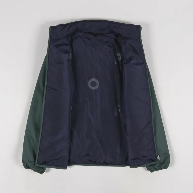 Pop Trading Company Plada Reversible Jacket Bistro Green Navy-1
