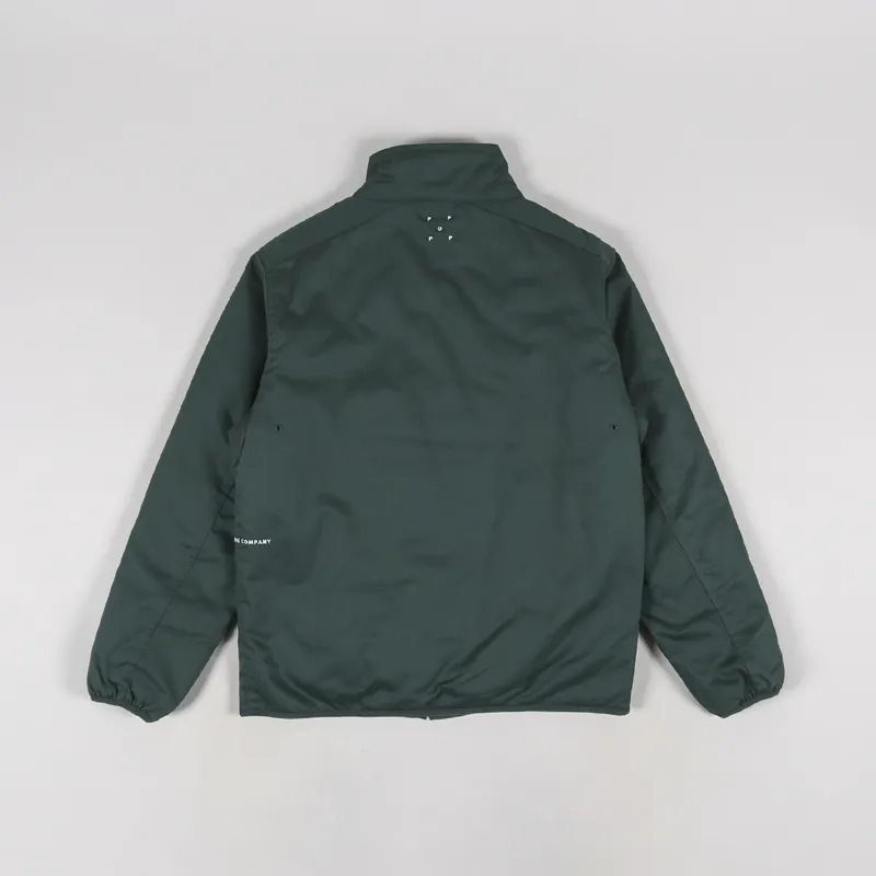 Pop Trading Company Plada Reversible Jacket Bistro Green Navy-2