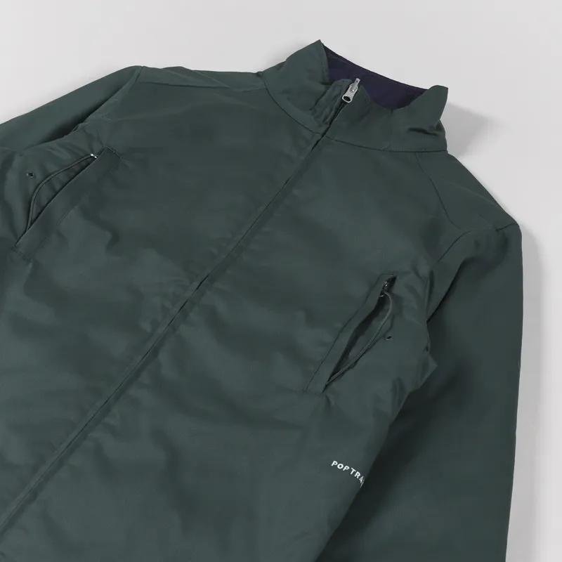Pop Trading Company Plada Reversible Jacket Bistro Green Navy-3