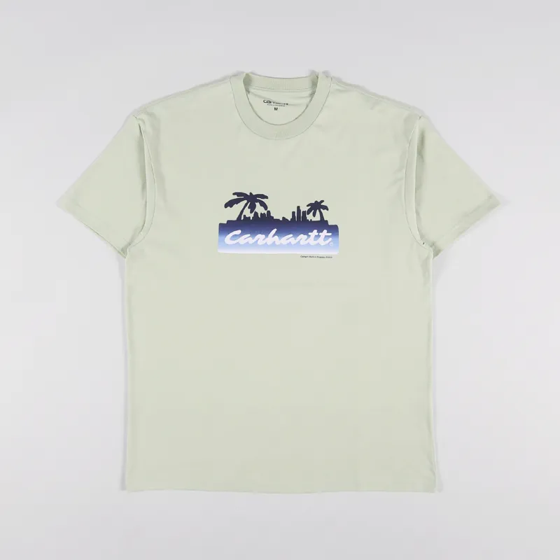 Carhartt WIP Palm Script T Shirt Agave