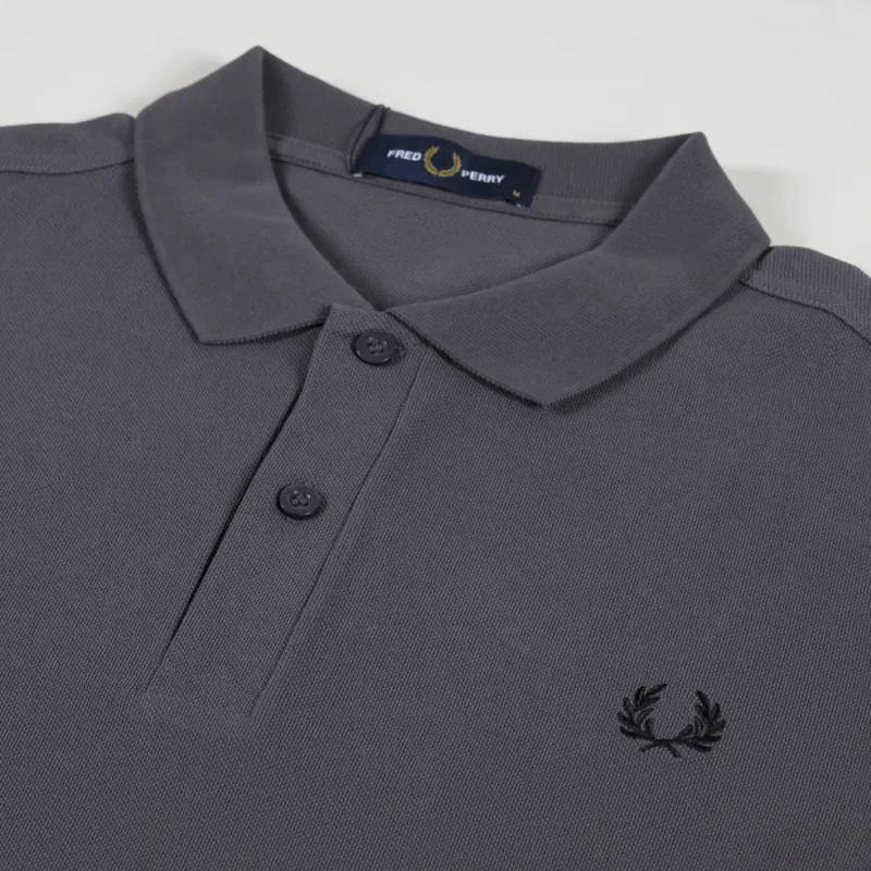 Fred Perry Plain Shirt Gunmetal-2
