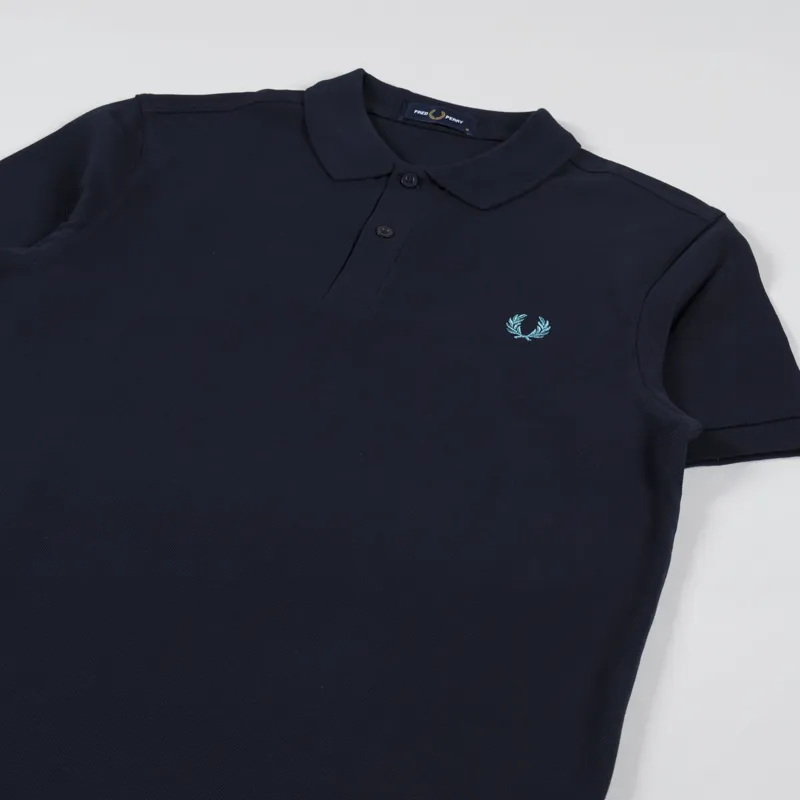 Fred Perry Plain Shirt Navy-1