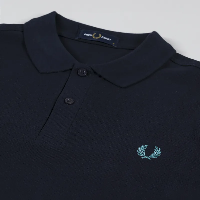 Fred Perry Plain Shirt Navy-3