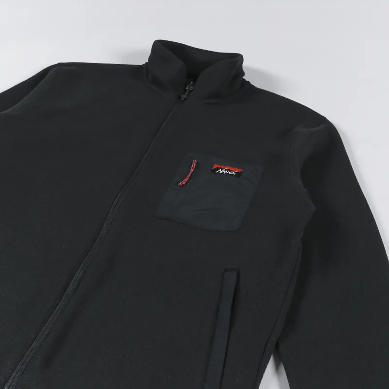 Nanga Polartec Fleece Zip Jacket Black