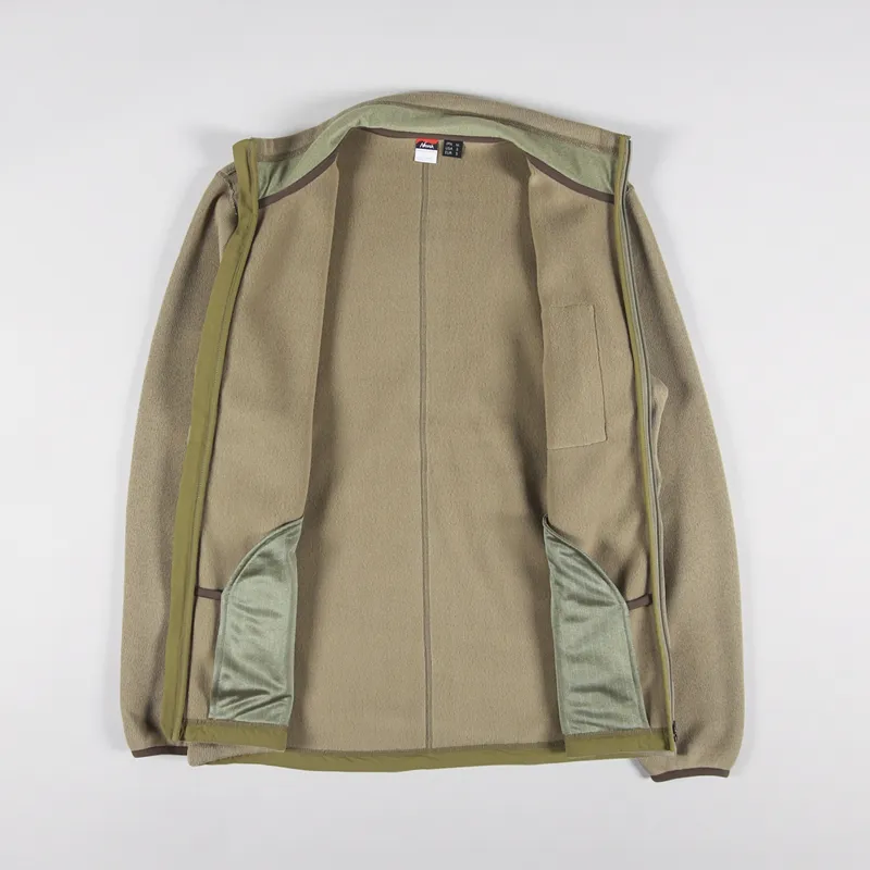 Nanga Polartec Fleece Zip Jacket Khaki-1