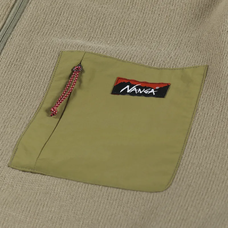 Nanga Polartec Fleece Zip Jacket Khaki-7
