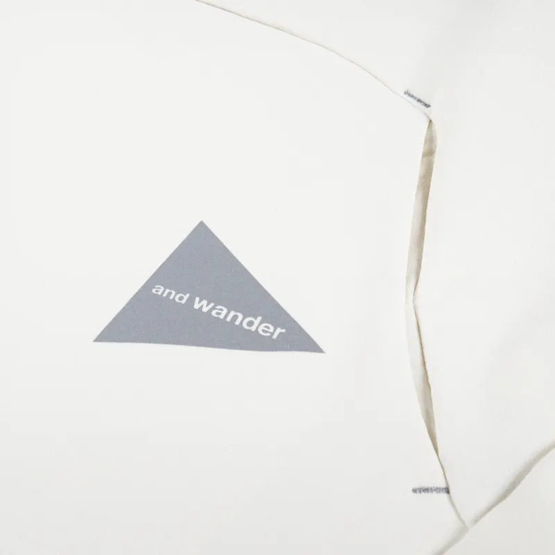 And Wander Polartec Power Air Sweat Off White-4
