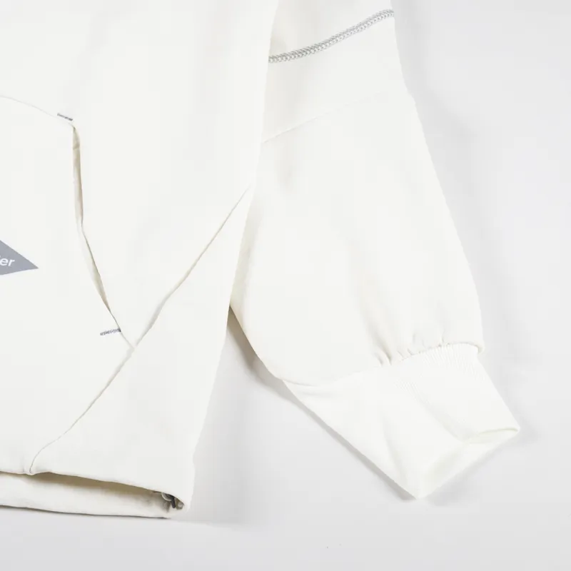 And Wander Polartec Power Air Sweat Off White-6