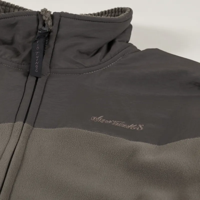 Wild Things Mens Insulated Polartec Zip-up Jacket Grey