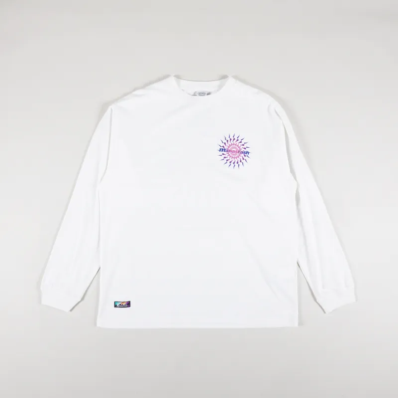Manastash Pumice T Shirt Mountain Burst White-1